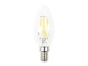 LED žárovka svíčka Filament 4W E14 stmívatelná