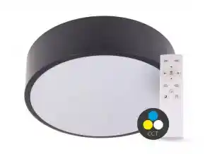 SMART TUYA Černé LED stropní svítidlo kulaté 300mm 24W CCT s DO