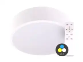 SMART TUYA Bílé LED stropní svítidlo kulaté 400mm 36W CCT s DO