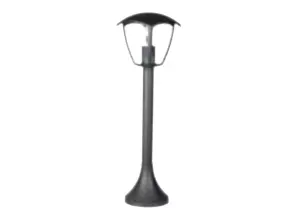 Černá zahradní lampa pro LED žárovku E27 60cm