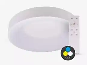 SMART TUYA Bílé LED stropní svítidlo kulaté 380mm 32W CCT s DO